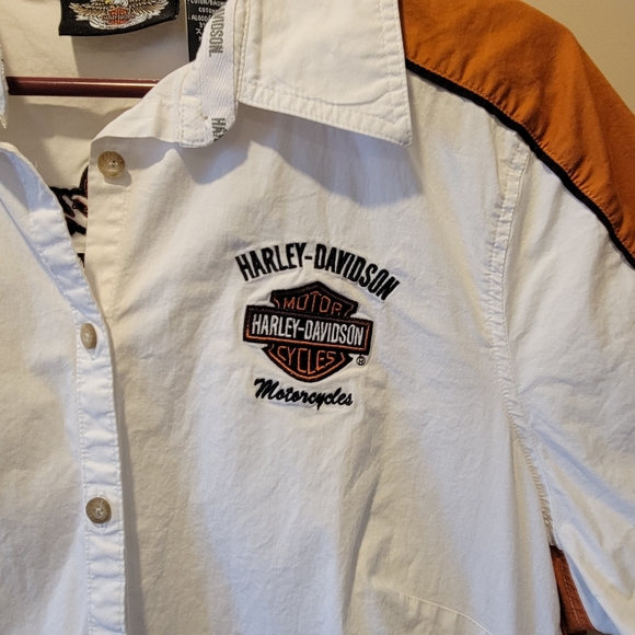 💟EUC~💥HOT DEAL💥 HARLEY-DAVIDSON LADIES SHIRT - Picture 2 of 10